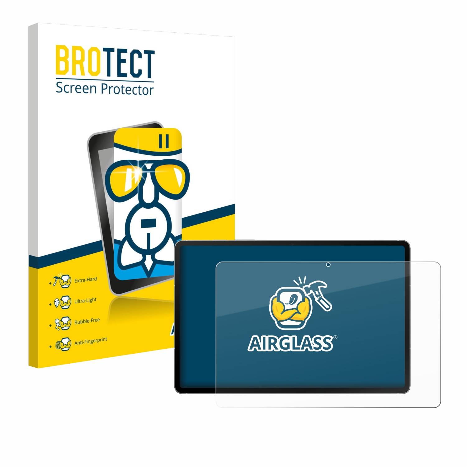 BROTECT Schutzglas für Samsung Galaxy Tab S10 FE / Lite / 5G Schutzfolie Panzer Folie Glas Display Schutz klar-0