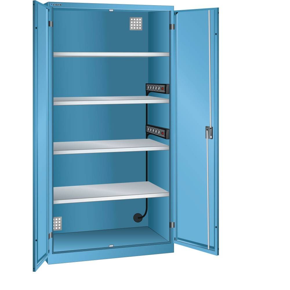 LISTA Akku-Ladeschrank, (BxTxH) 1000x580x1950mm, 2 Energieleisten Seit-1