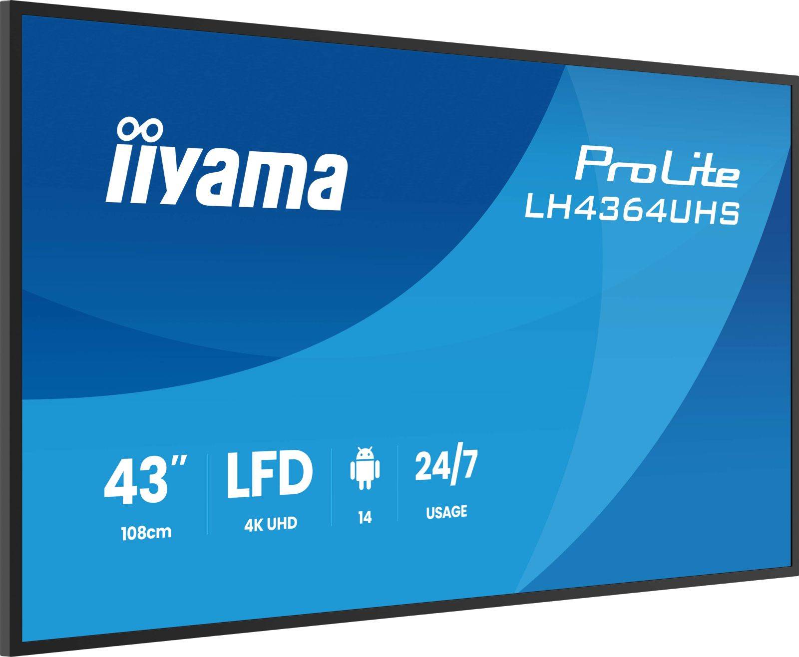 iiyama ProLite LH4364UHS-B1AG Signage Display 108 cm (43"")-2