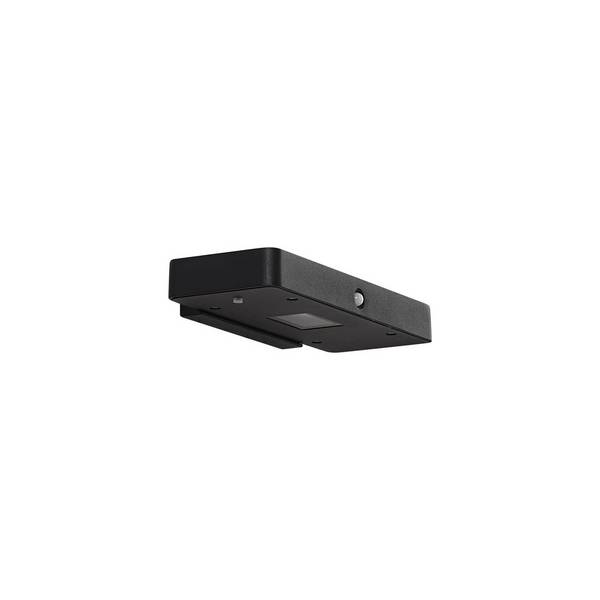 Lucande LED Solarleuchte außen 'Tavon' in schwarz aus Aluminium