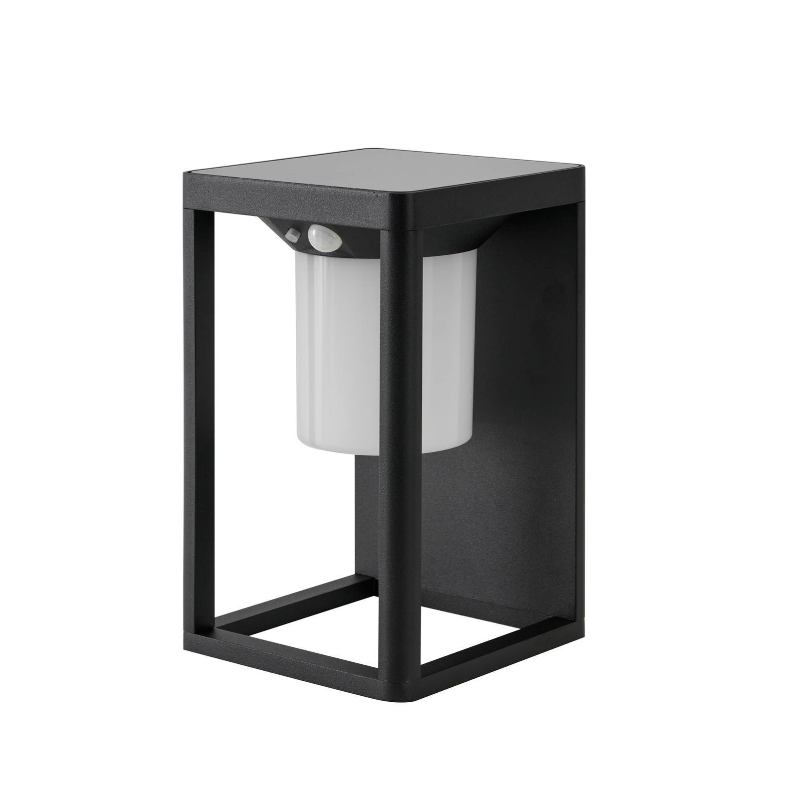 Lucande LED Solarleuchte außen 'Tilena' in schwarz aus Aluminium-0