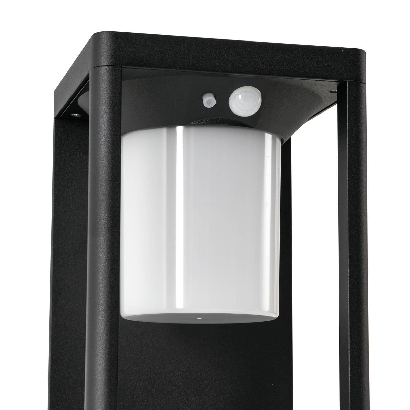 Lucande LED Solarleuchte außen 'Tilena' in schwarz aus Aluminium-4