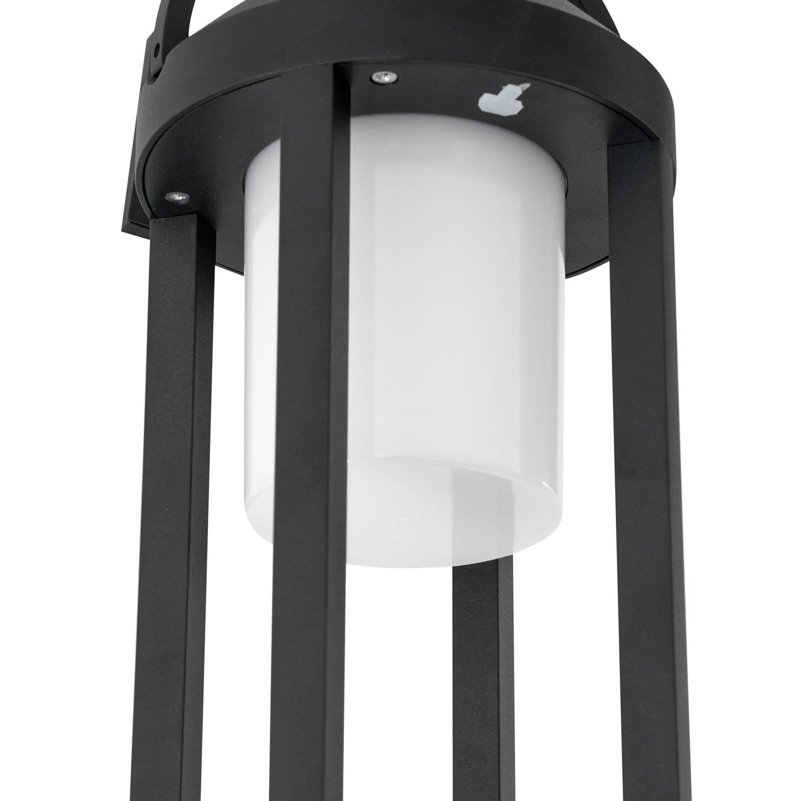 Lucande LED Solarleuchte außen 'Tilena' in schwarz aus Aluminium-4