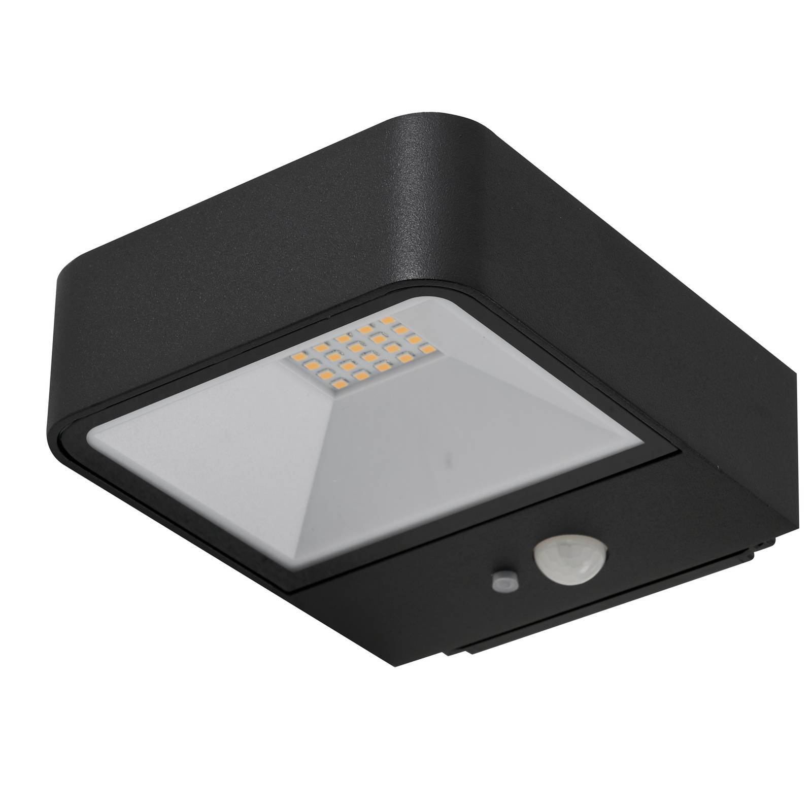 Lucande LED Solarleuchte außen 'Dava' in schwarz aus Aluminium-0