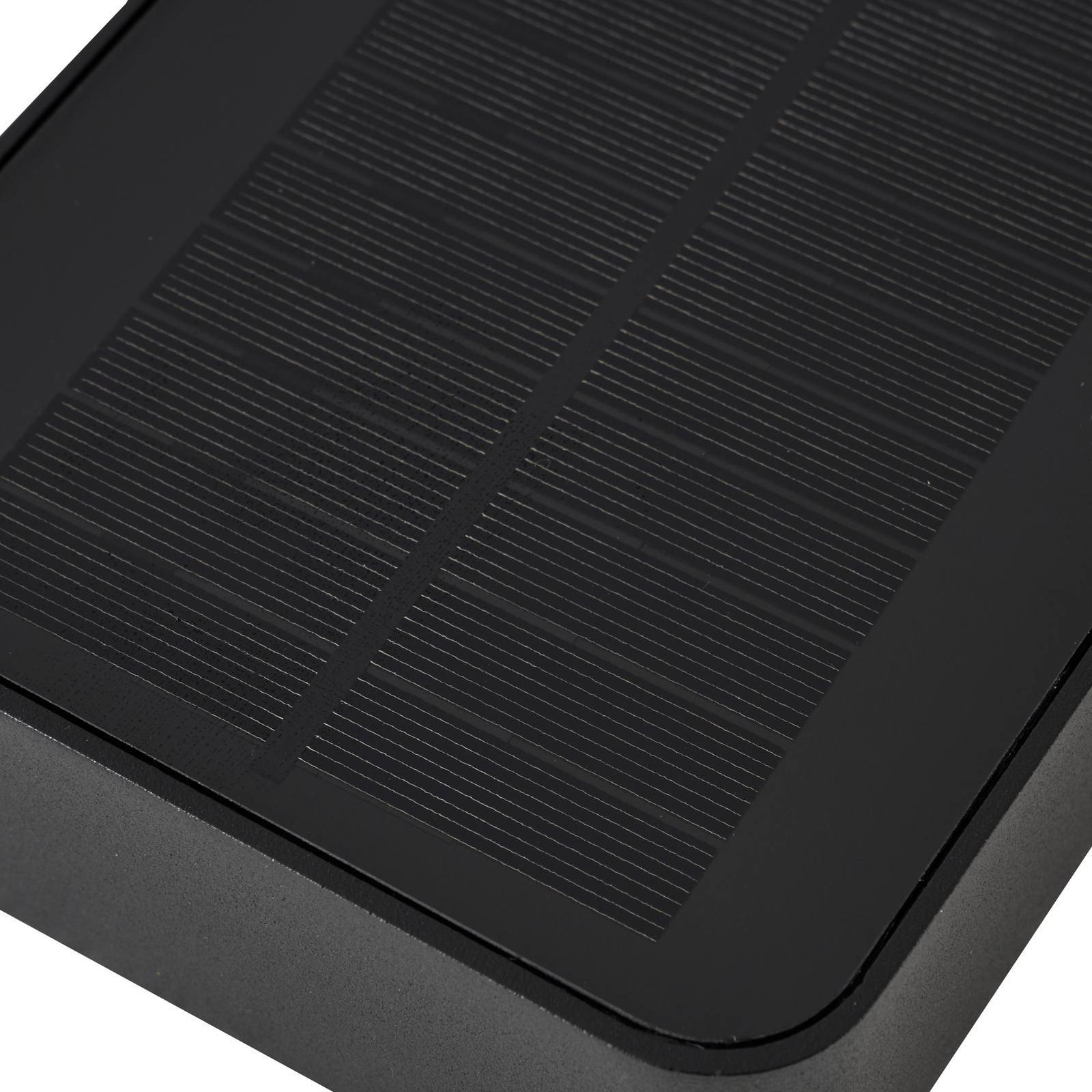 Lucande LED Solarleuchte außen 'Dava' in schwarz aus Aluminium-4