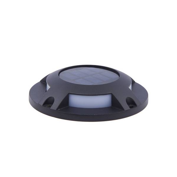 PRIOS LED Solcellslampor 'Selius' aus aluminium / grå zink