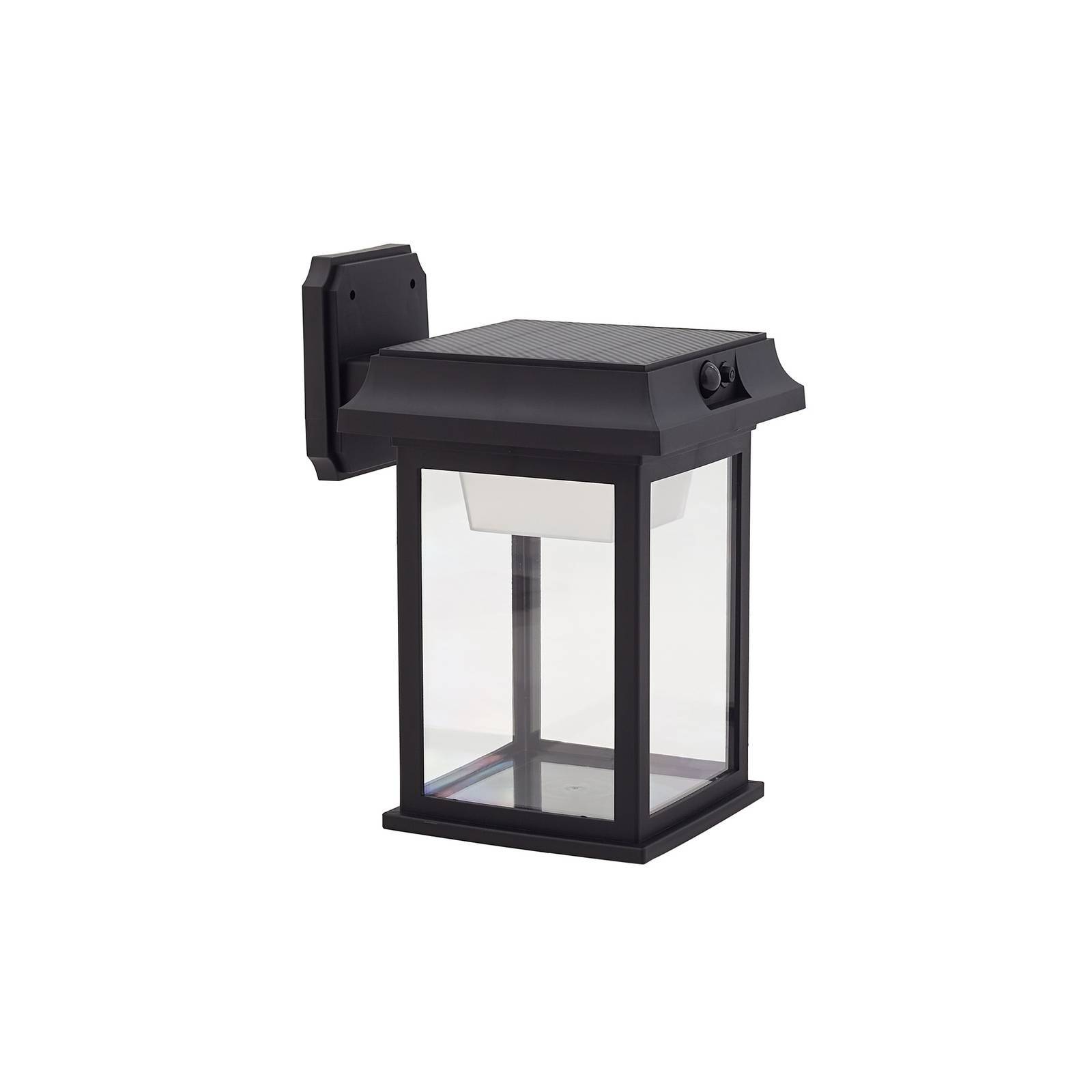 Lindby LED Solarleuchte außen 'Latarka' in schwarz aus Kunststoff-0