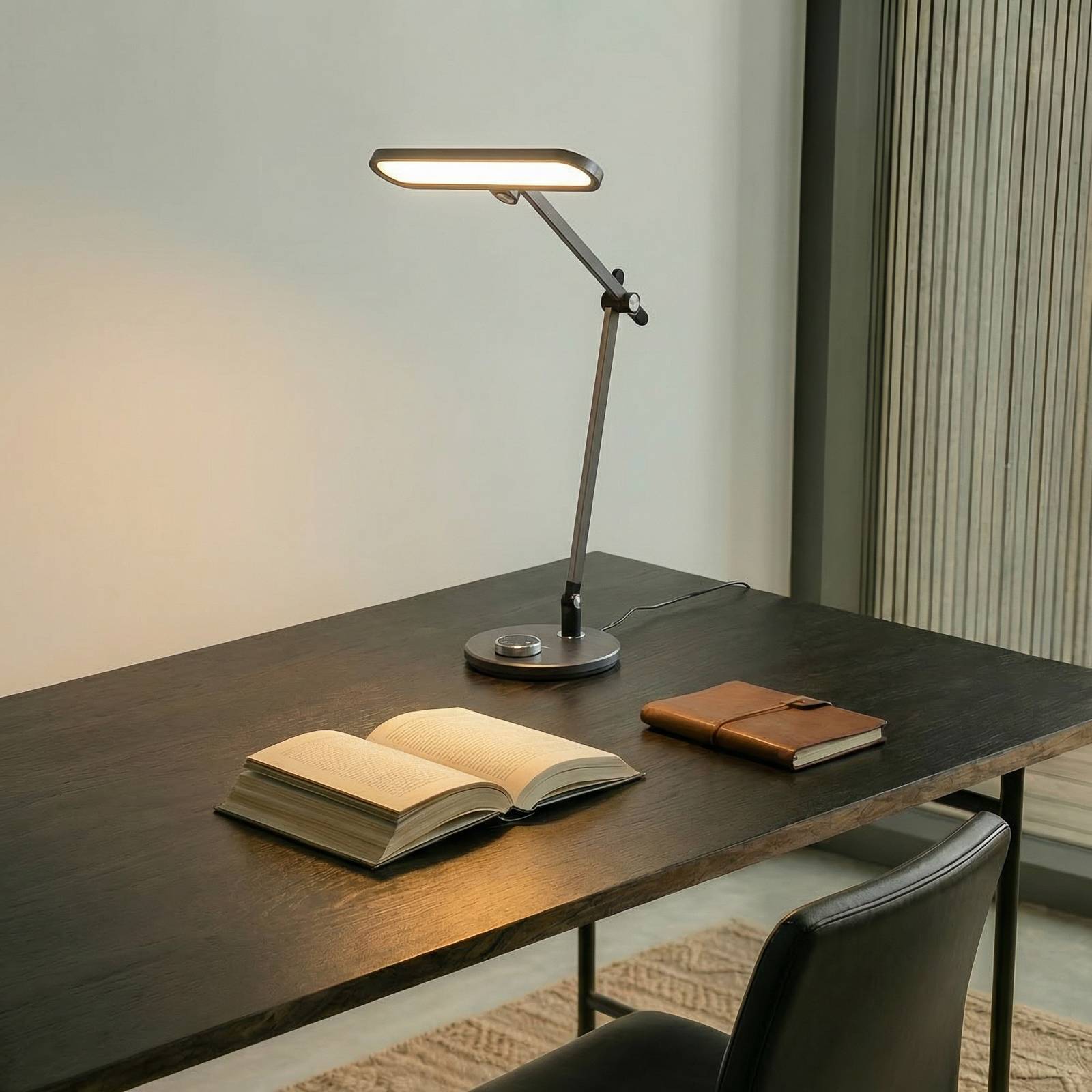 Lindby LED Tischlampe 'Elvir' in alu aus Aluminium-2