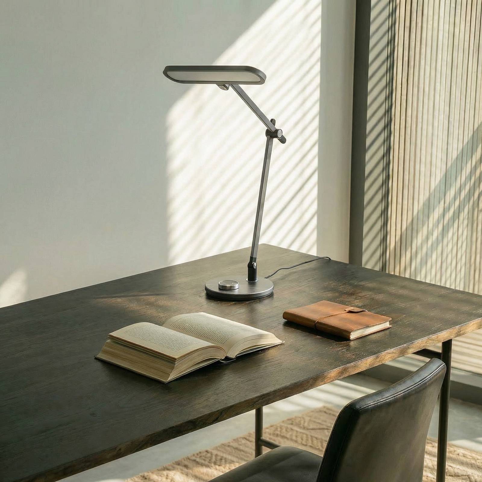 Lindby LED Tischlampe 'Elvir' in alu aus Aluminium-3