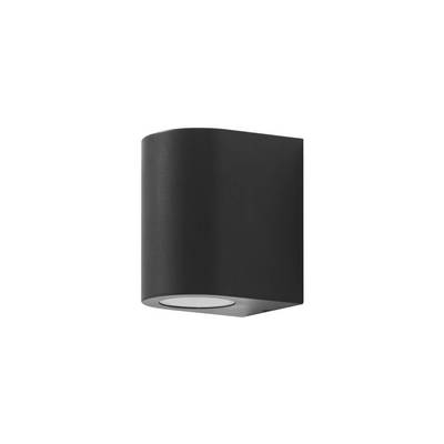 PRIOS Utomhusvägglampa 'Irfan' aus syntetmaterial-0