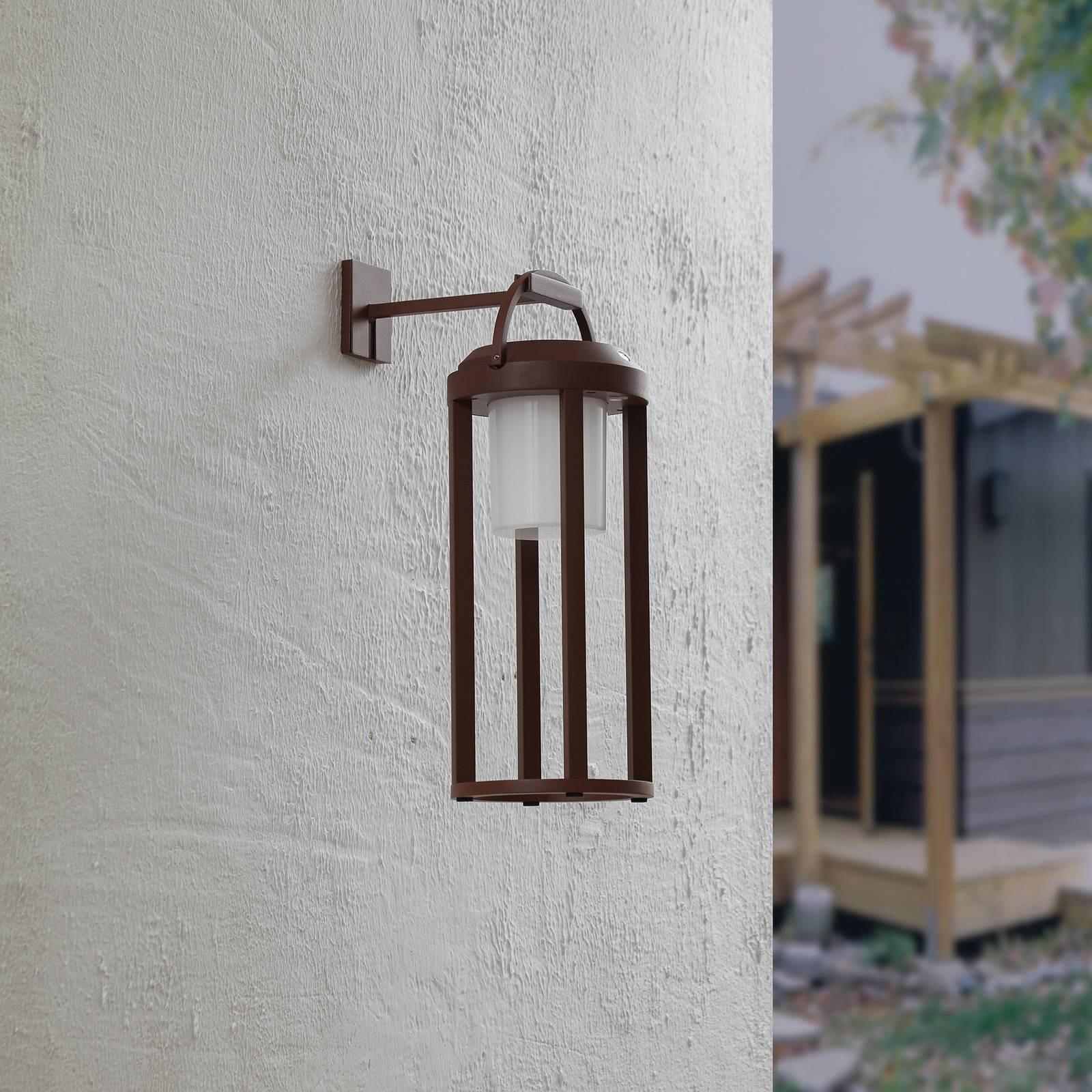 Lucande LED Solarleuchte außen 'Tilena' in schwarz aus Aluminium-2