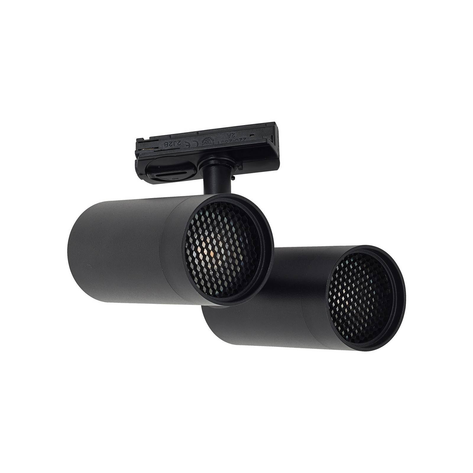Lindby Stromschienenleuchte 'Linaro' in schwarz aus Aluminium-0