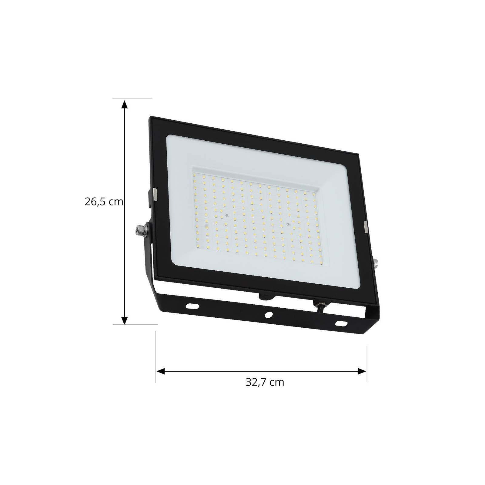 PRIOS LED Wandleuchte außen 'Maikel' in schwarz aus Aluminium-4