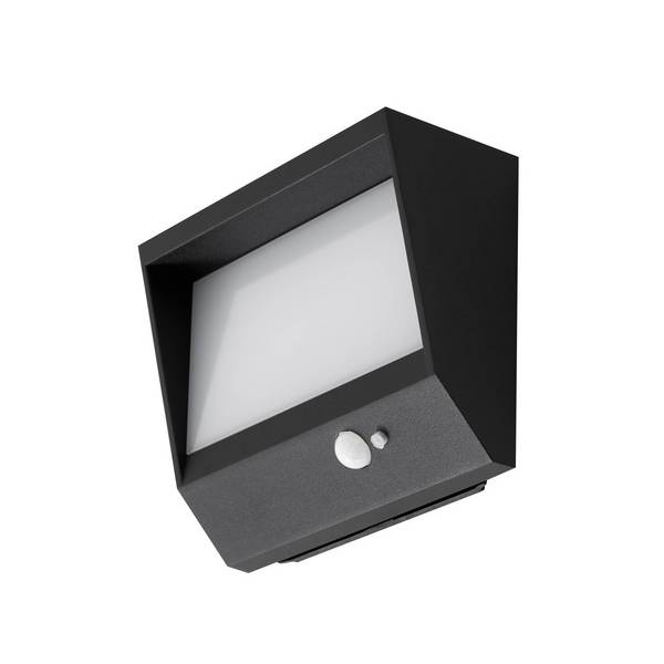 Lucande LED Solarleuchte außen 'Dava' in schwarz aus Aluminium