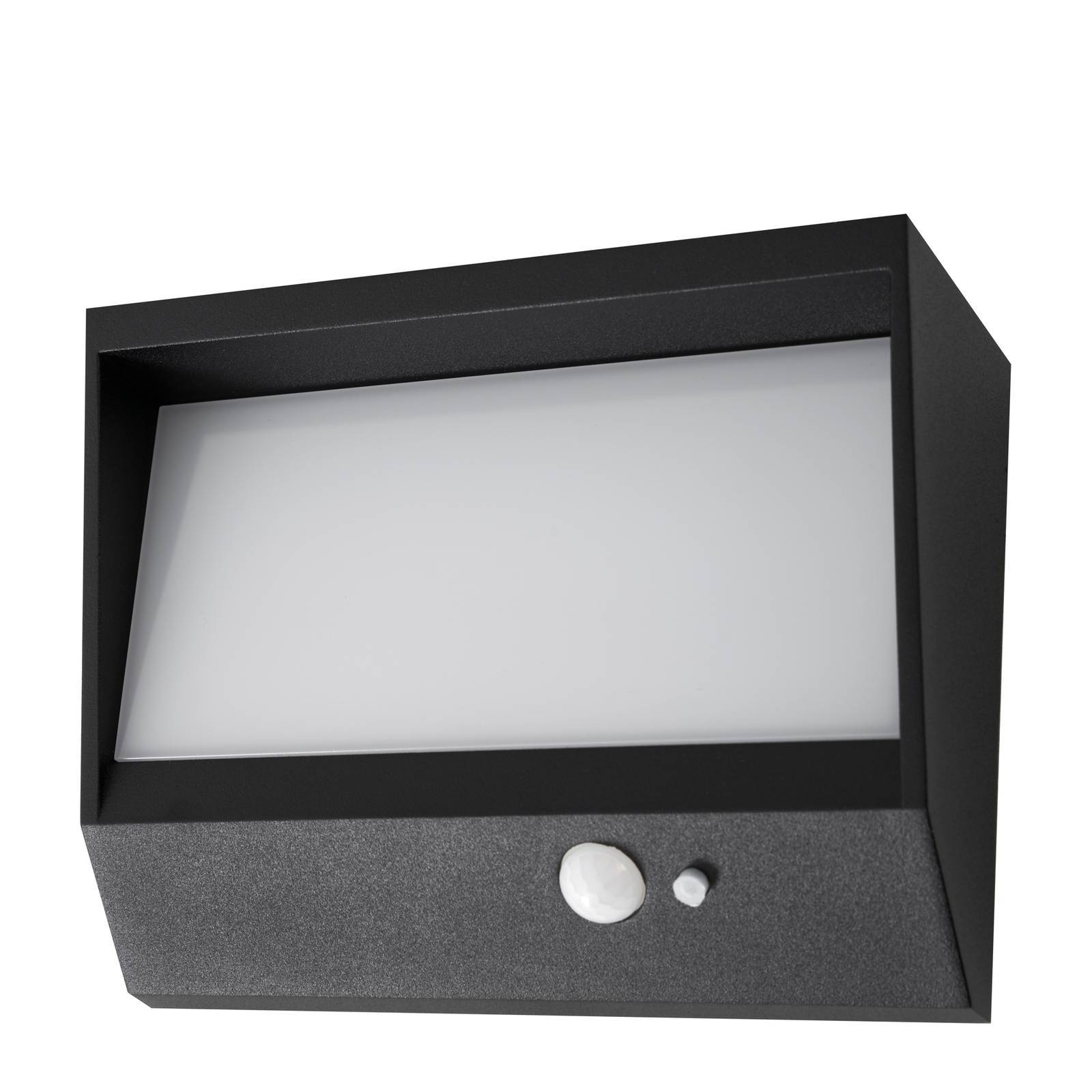 Lucande LED Solarleuchte außen 'Dava' in schwarz aus Aluminium-4