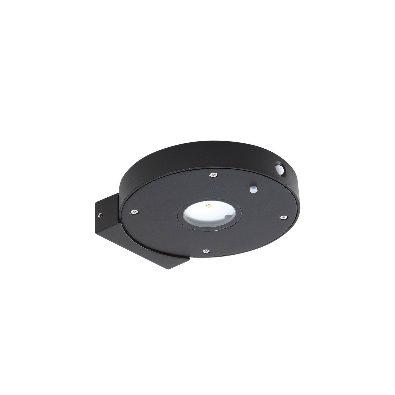 Lucande LED Solarleuchte außen 'Tavon' in schwarz aus Aluminium-0