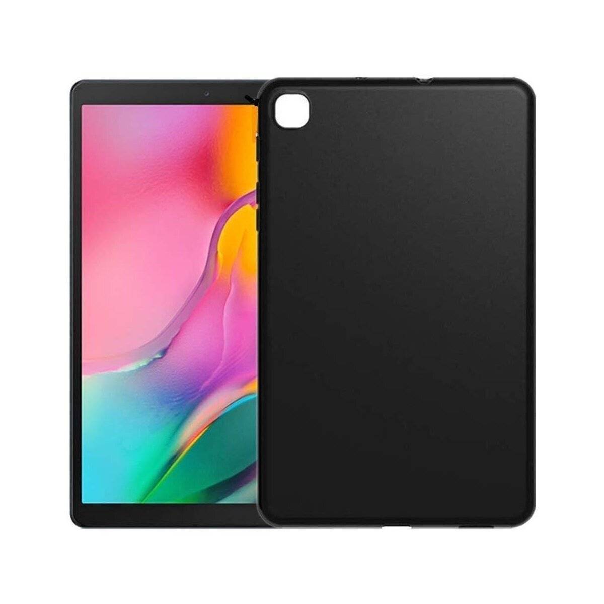 Ultra Silikon Slim Case Kameraschutz kompatibel mit iPad Pro 12.9" in schwarz-0