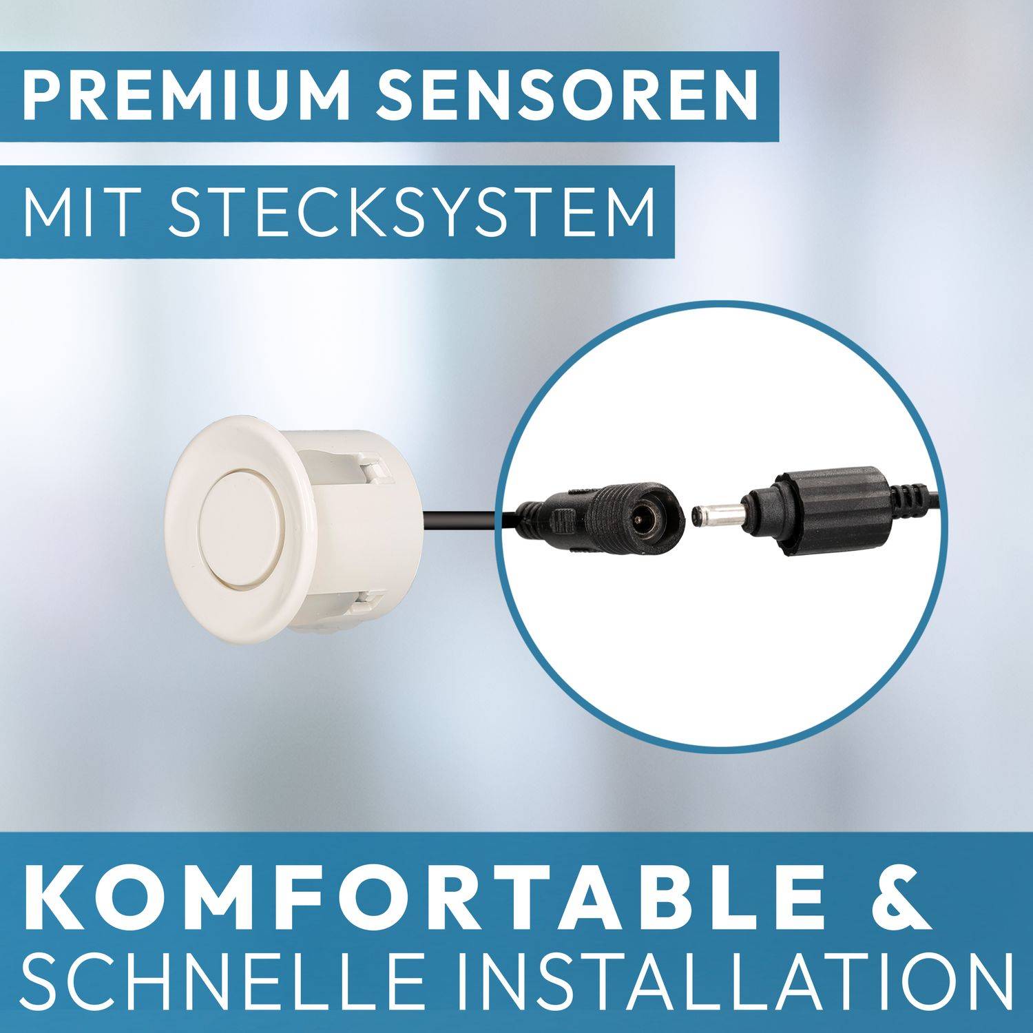 VSG24 Einparkhilfen ECHO PLUS mit Display für die Heckmontage-4