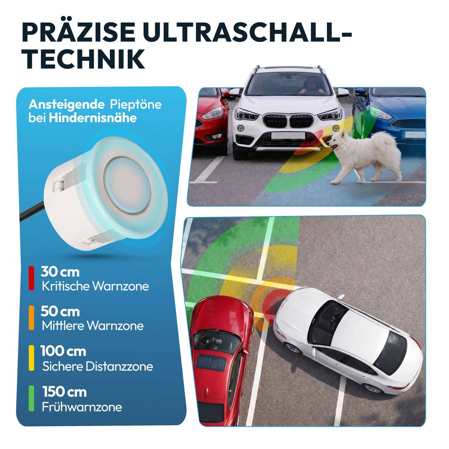 VSG24 Einparkhilfen ECHO PLUS Display Front-3