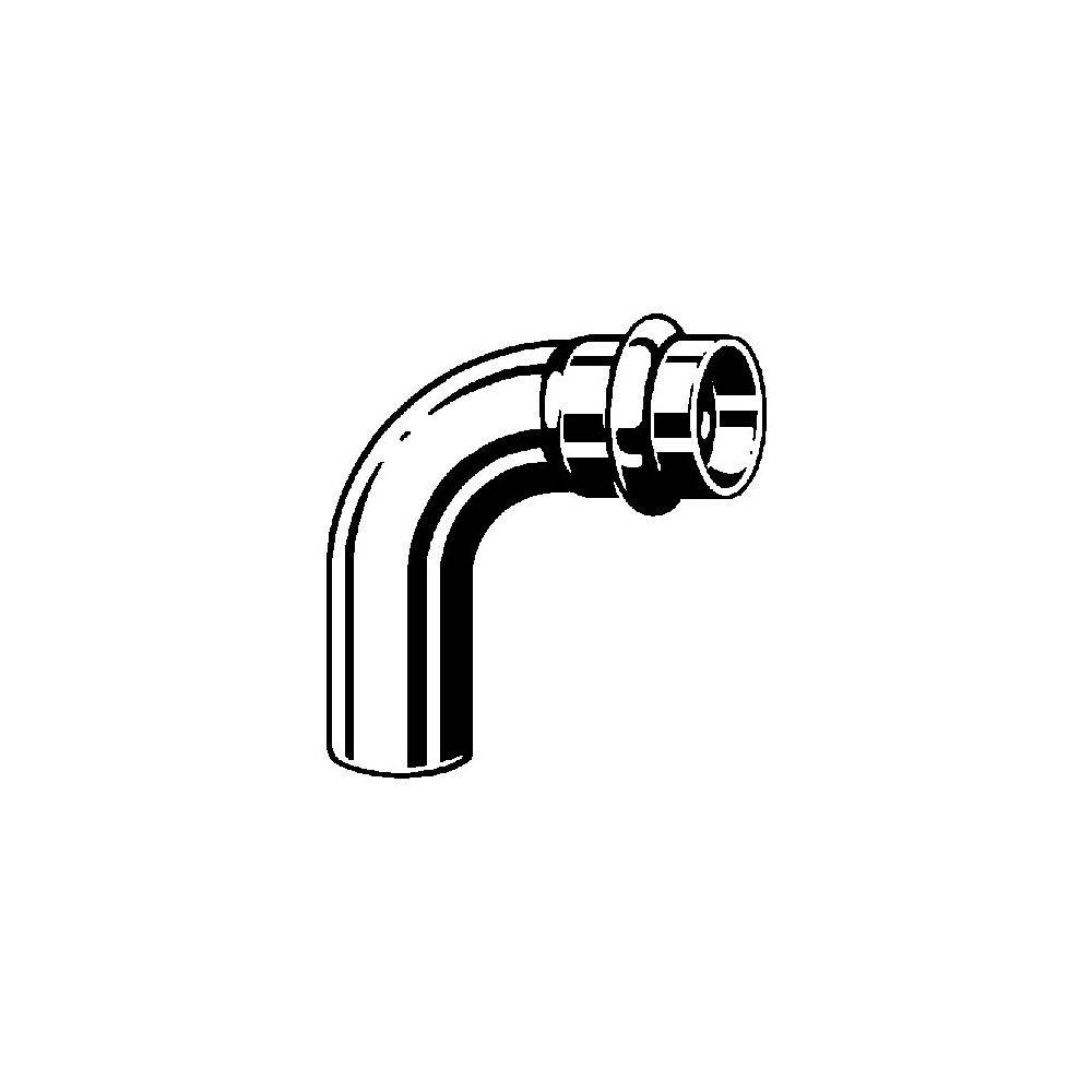 Viega Bogen Sanpress Inox 2316.1 22mm, 90G, Stahl nichtrostend, SC-Contur-1