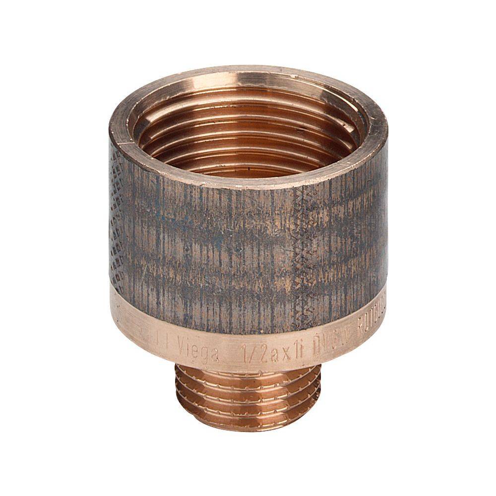 Viega Reduzierstück 3242 rund, R 3/4" x Rp 1/2", Rotguss