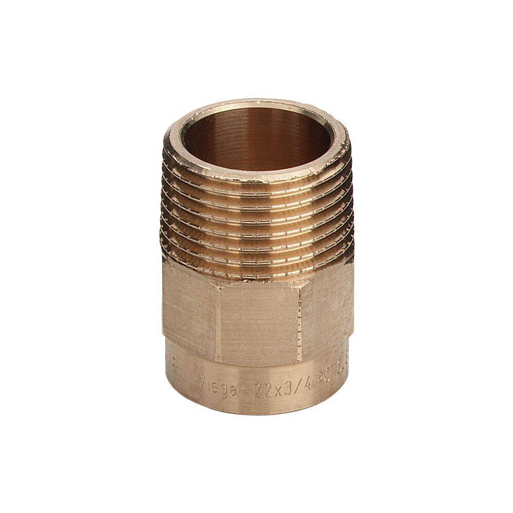 Viega Übergangsnippel 94243G 28mmxR 1, Rotguss-0
