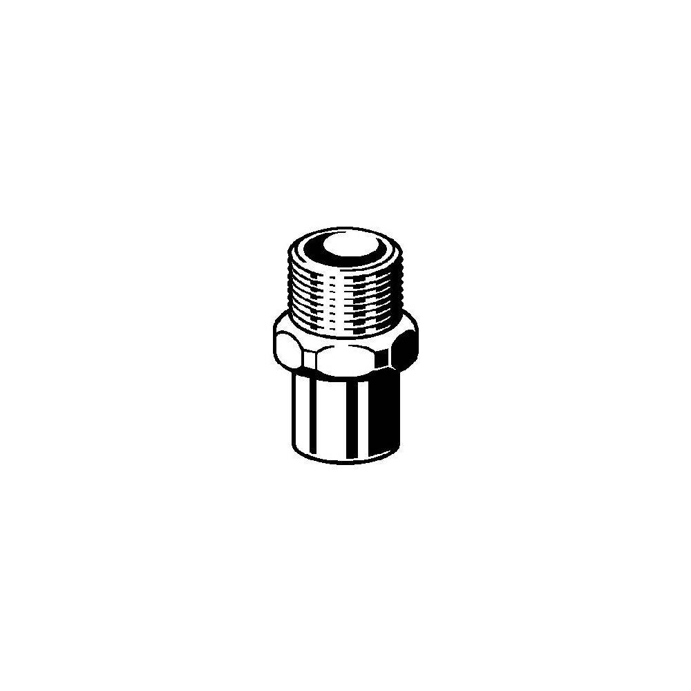 Viega Übergangsnippel 94243G 28mmxR 1, Rotguss-1