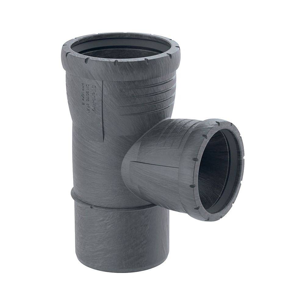 Geberit GE Silent-Pro, Abzweig, 87,5°, 110/75 mm, 1 Stk.-0