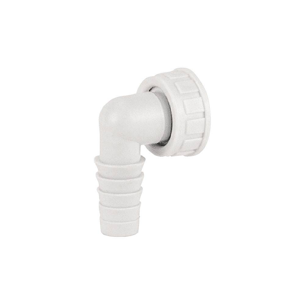 Dallmer Winkelschlauchtülle zu HL 400/405/406, 1", Grau, 090324-0
