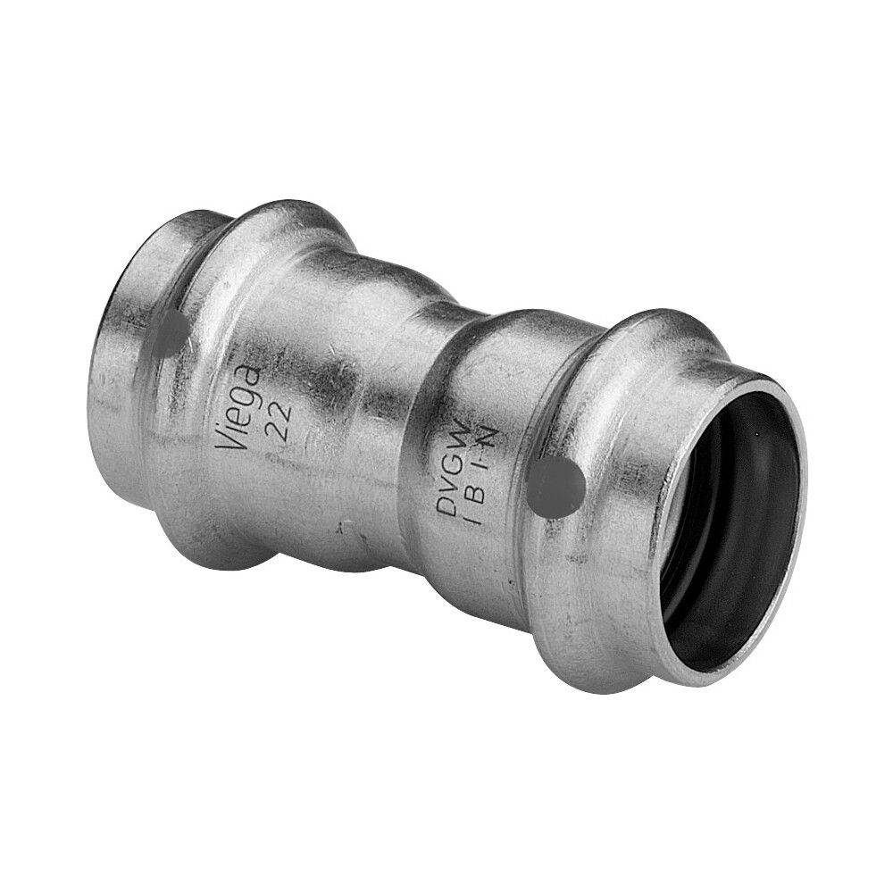 VIEGA Muffe Sanpress Inox Edelstahl 28mm-2