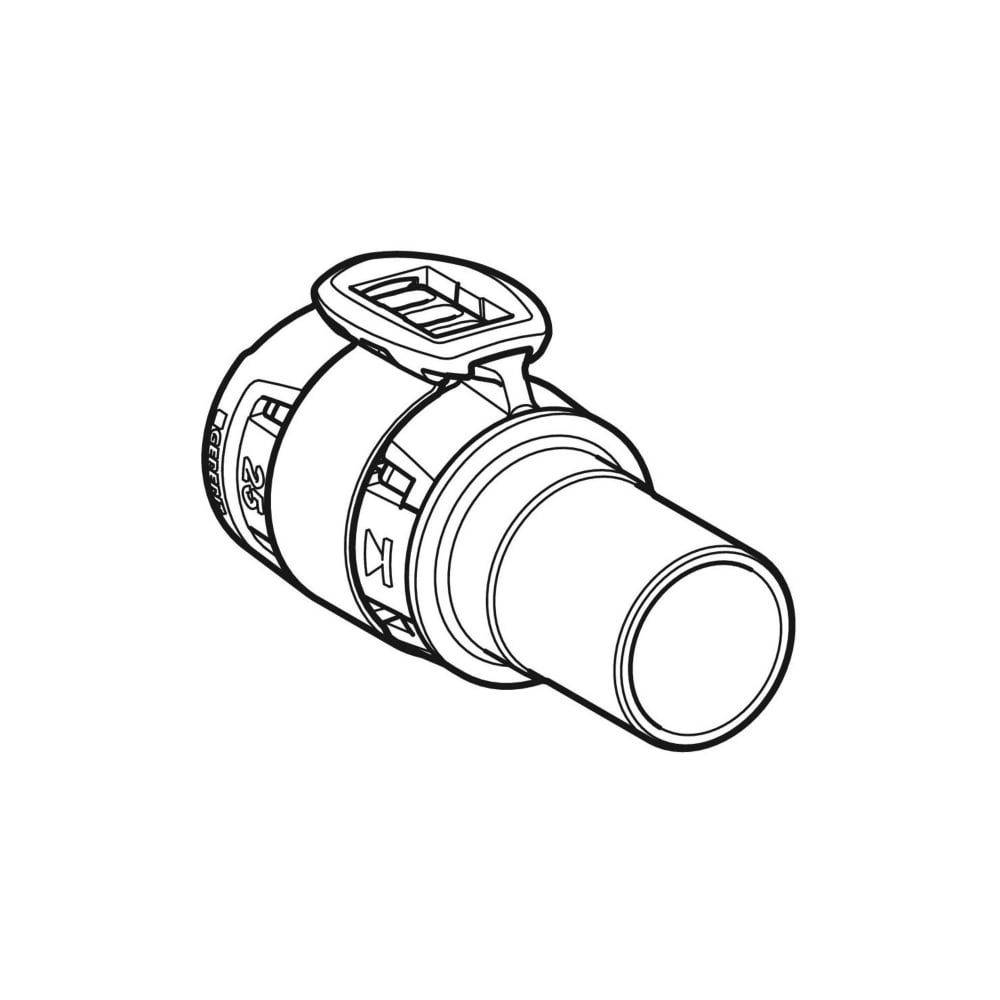 Geberit FlowFit Übergang auf Mapress, mit Einschubende, D 16mm, D1 15mm, Rotguss bleifrei-2
