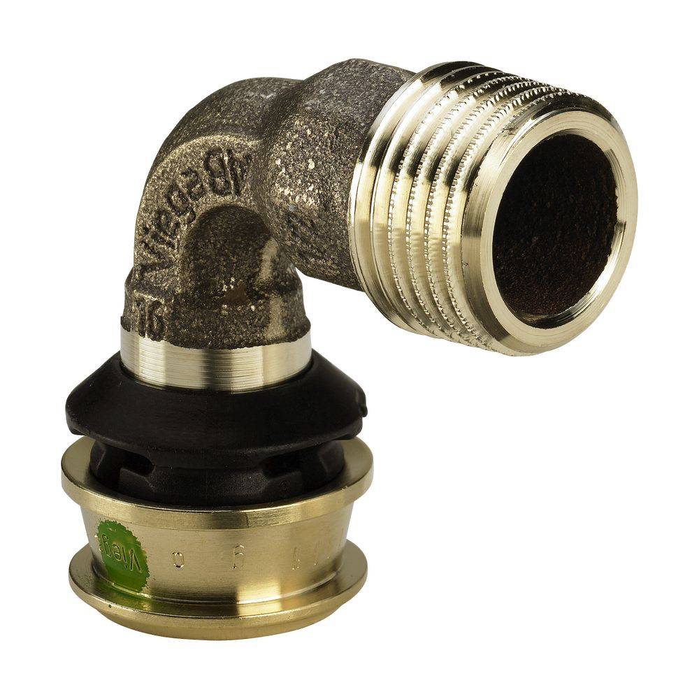 Viega Übergangsbogen Raxofix 5314 16mmxR 1/2, 90Gr., m SC, Siliziumbr.-0