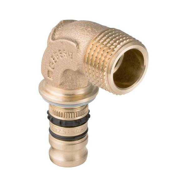 GEBERIT Mepla Übergangsbogen 90Gr mit AG Rg d26-R1