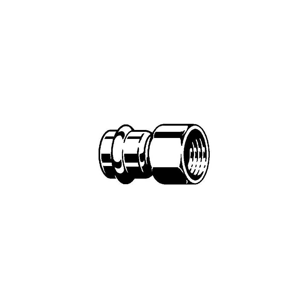 Viega Übergangsstück Sanpress Inox 2312 42mmxRp 1 1/2, St nichtr., Mehrk., SC-1