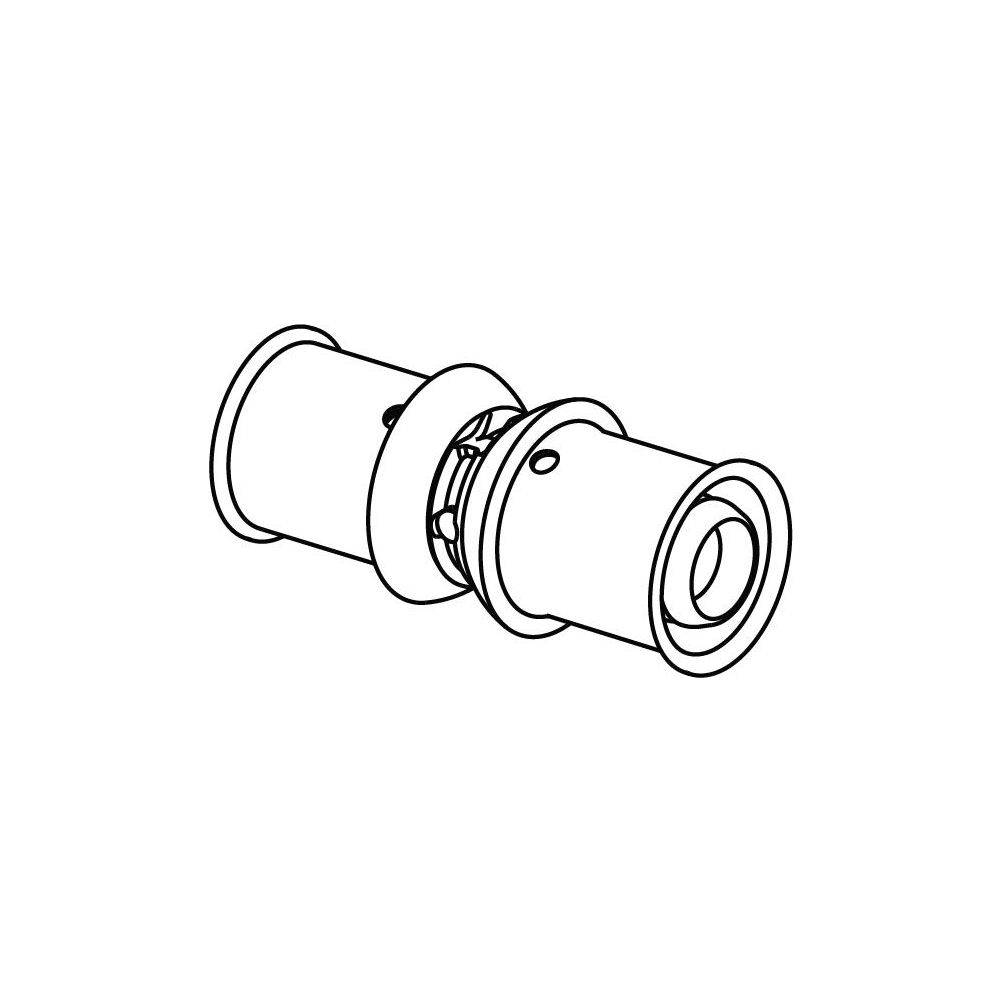 UPONOR S-Press PLUS Kupplung, PPSU, 25-25, 1 Stk.-1