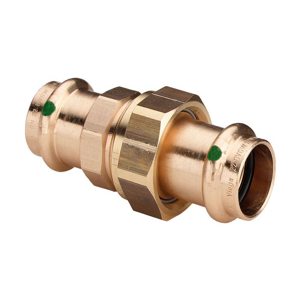 Viega Verschraubung Sanpress 2260 18mm, RG o Siliziumbr., flachd., SC-Con.-0