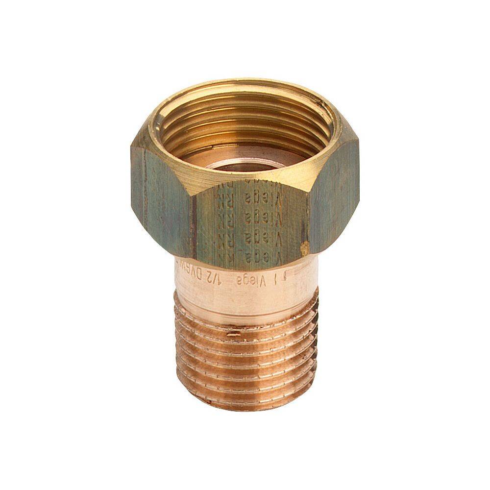 Viega Verschraubung 3335 R 3/4xG 1, Rotguss, flachdichtend-0