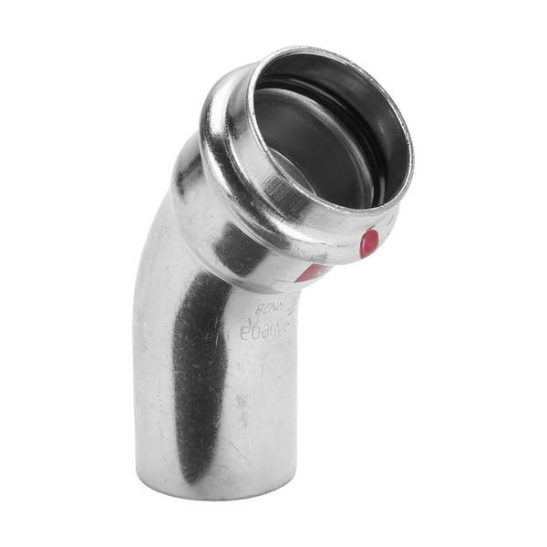 Viega Bogen Prestabo 1126.1 42mm, 45G, St unl., SC-Con., Einstecke.