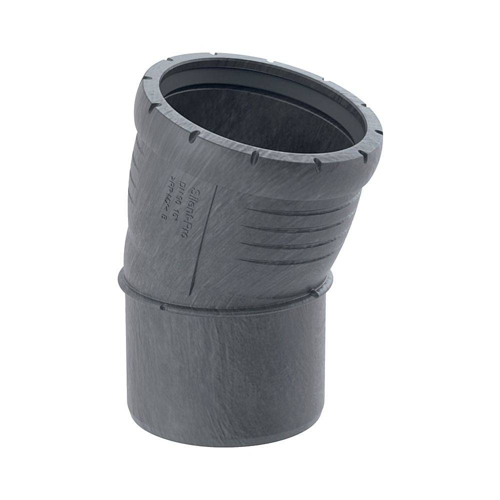 Geberit GE Silent-Pro, Bogen, 15 Grad, d125mm, 1 Stk.-0