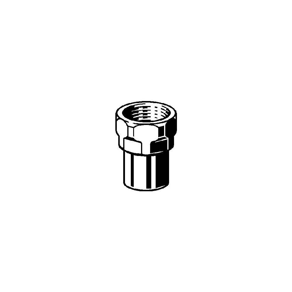 Viega Übergangsmuffe 94270G 15mmxRp 1/2, Rotguss-1