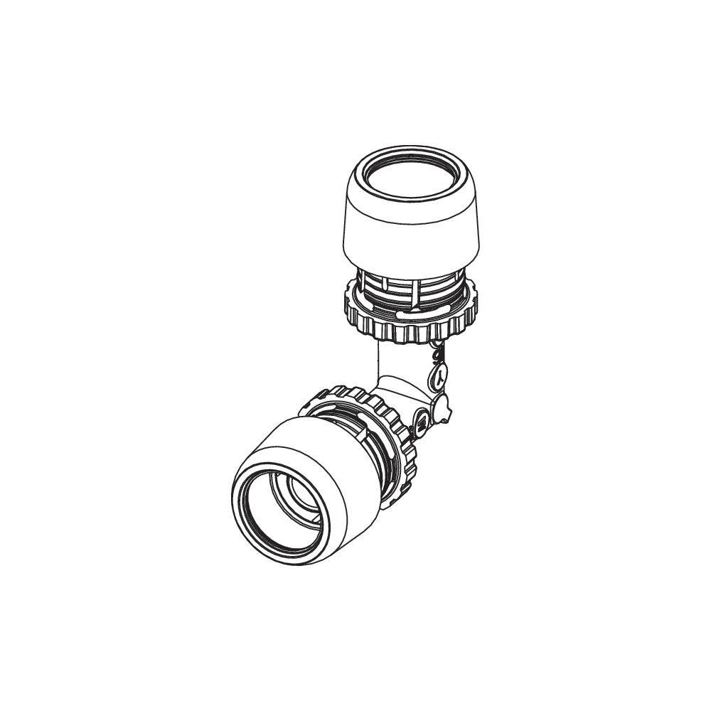 Tece logo-Ax Winkelkupplung Dimension 20x20mm, PPSU-1