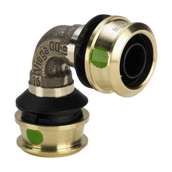 Viega Bogen Raxofix 5316 25mm, 90Gr, m SC-Contur, Siliziumbronze