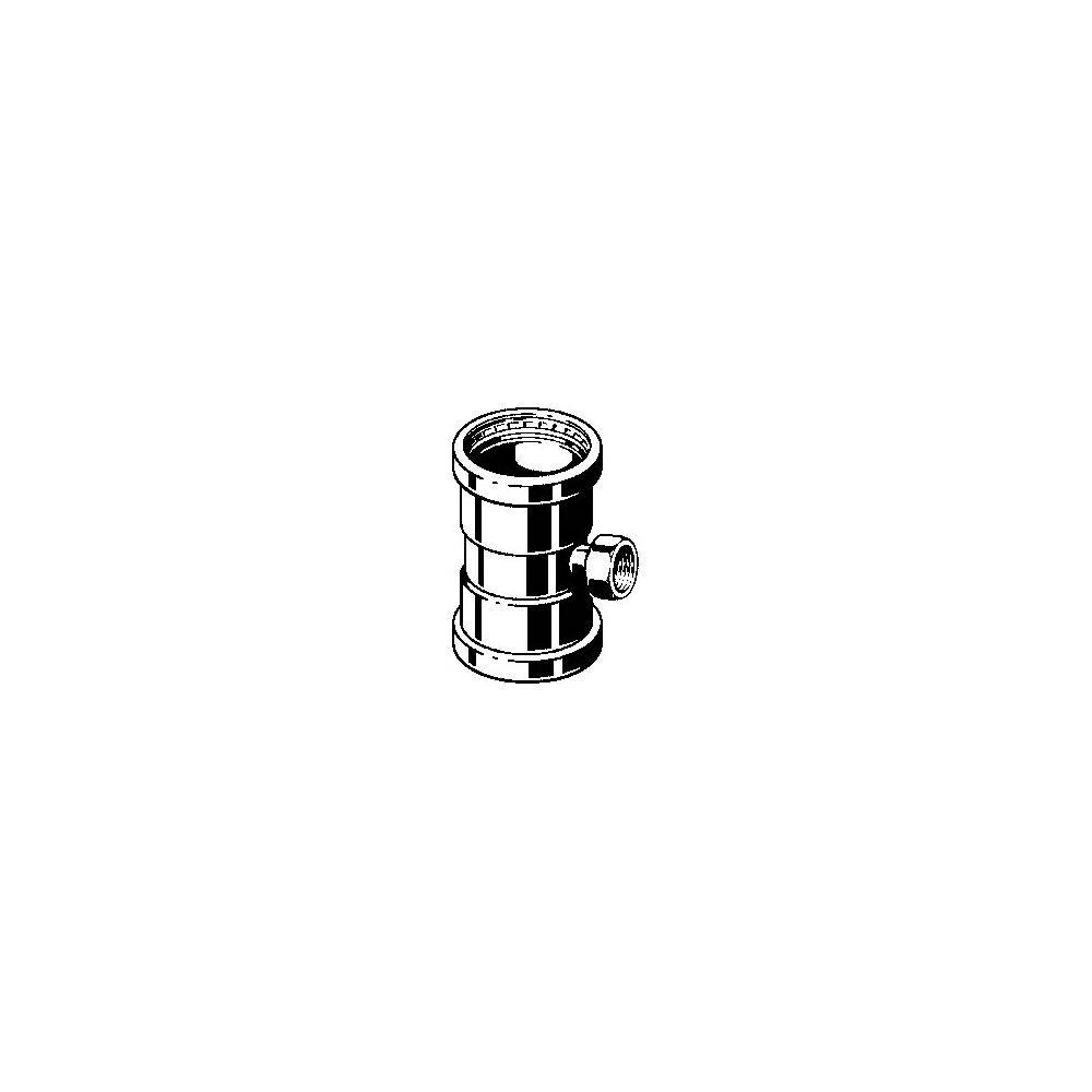 Viega Temponox XL T-Stück mit SC-Contur 1717.2XL, d. 76,1mm x Rp 3/4" 76,1mm, Stahl nichtrostend-1