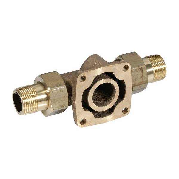 Resideo Drehbares Anschluss-Stück DA74CS, Messing bleifrei, R 1 1/4", LFA
