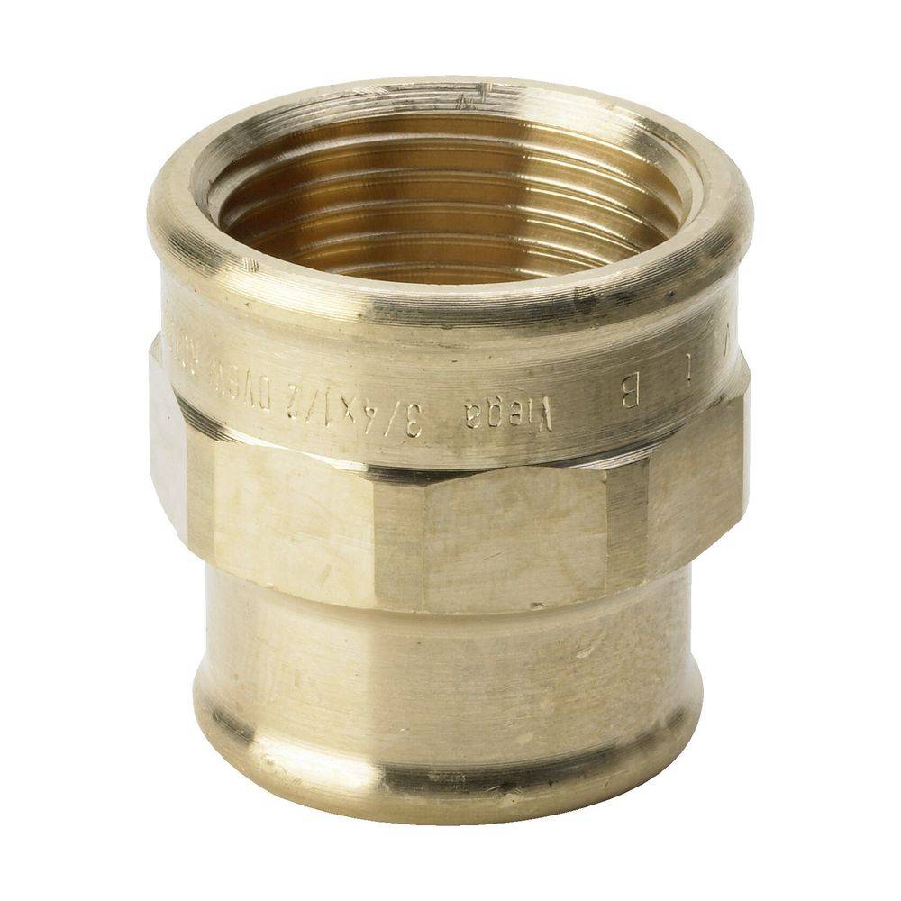Viega Muffe 3240 in Rp1 x Rp1/2 Rotguss, 1 Stk.