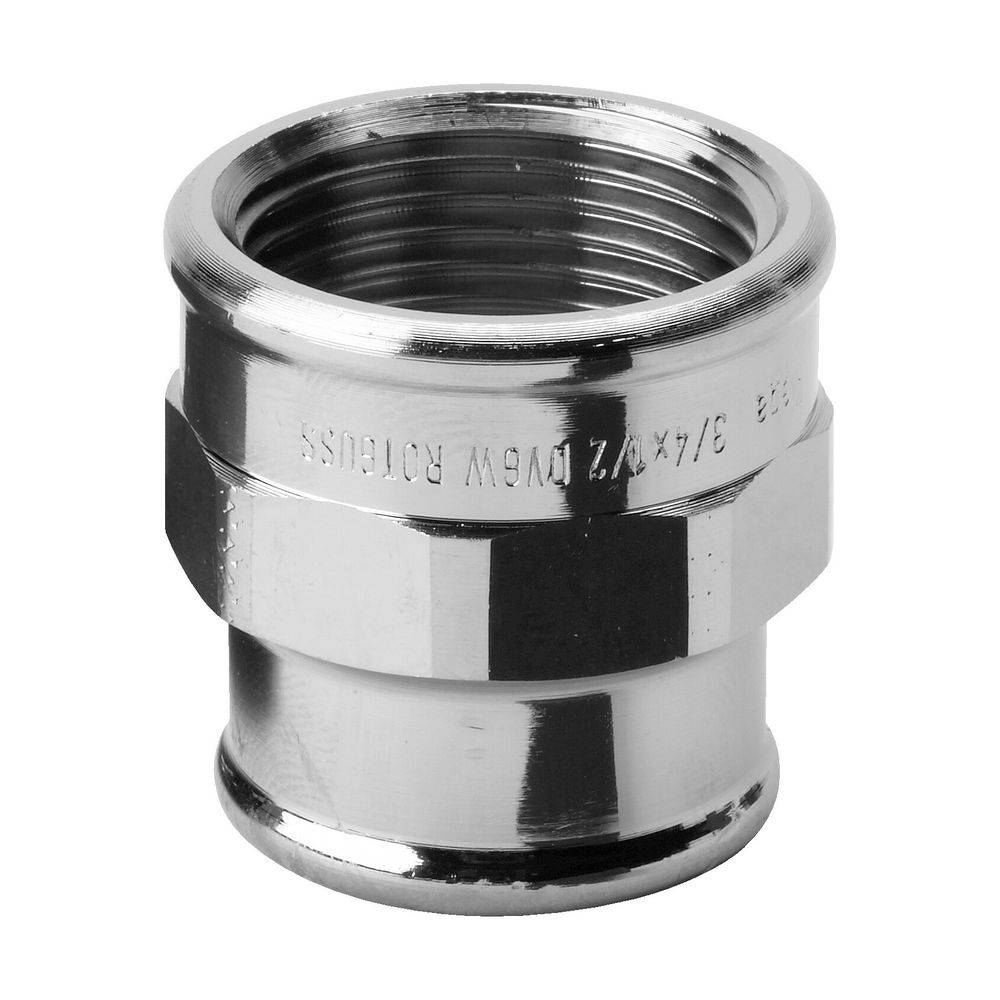 Viega Muffe 3240 Rp 1xRp 3/4, Rotguss, reduziert-2