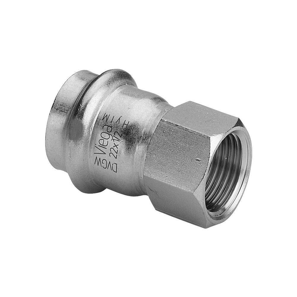 Viega Übergangsstück Sanpress Inox 2312 42mmxRp 1 1/2, St nichtr., Mehrk., SC-2
