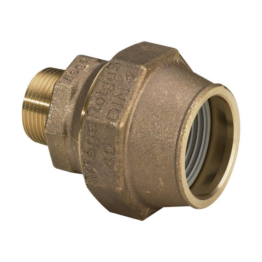 Viega Maxiplex Übergangsstück 9011, d. 32mm x R 1", Rotguss-0