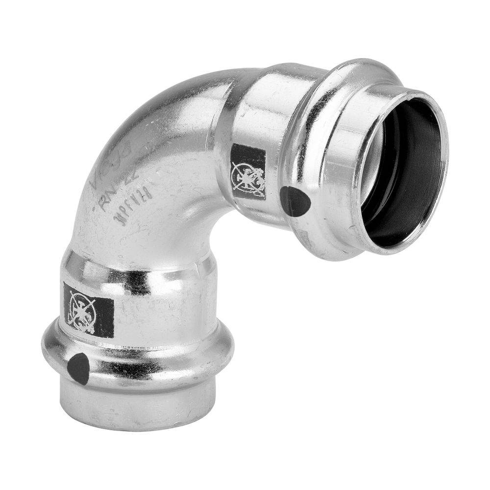 Viega Bogen Prestabo 1116 42mm, 90Grad, Stahl unlegiert, SC-Contur-2
