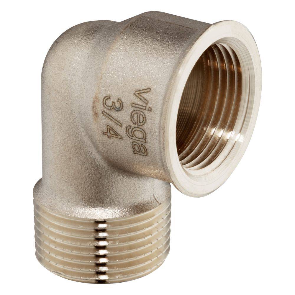 Viega Bogen 3092 R 1xRp 1, 90Grad, Rotguss-0